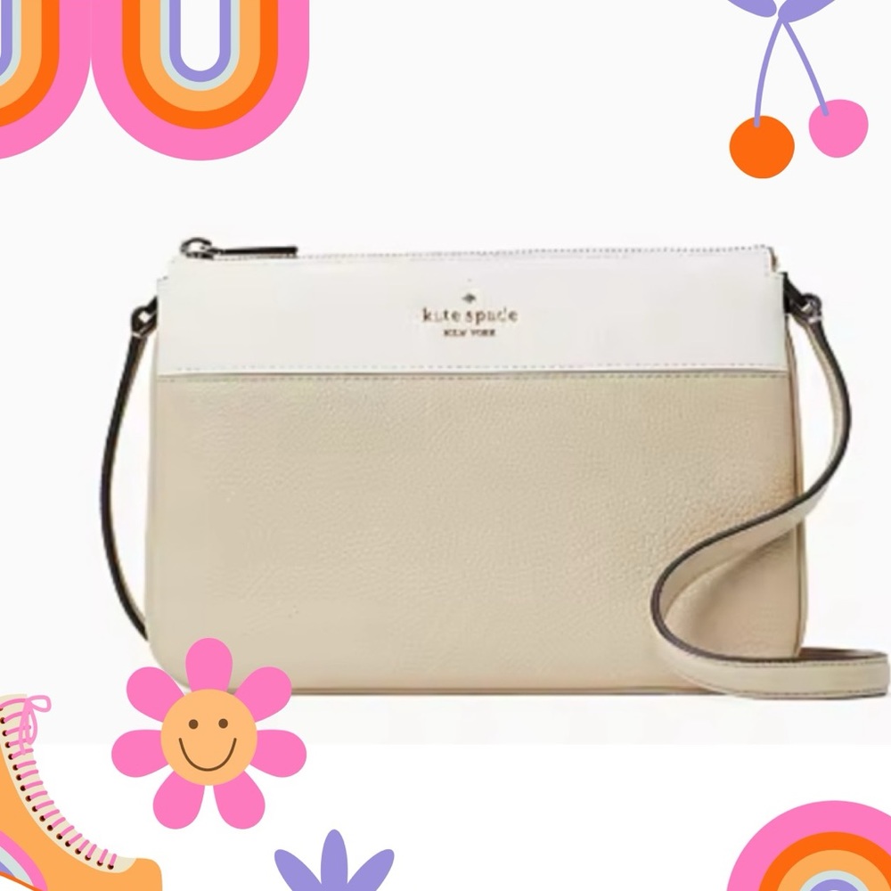 NWT Kate Spade Leila Triple Gusset Crossbody bag